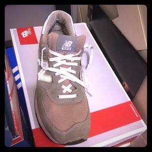 New Balance 574 size 11 grey suede